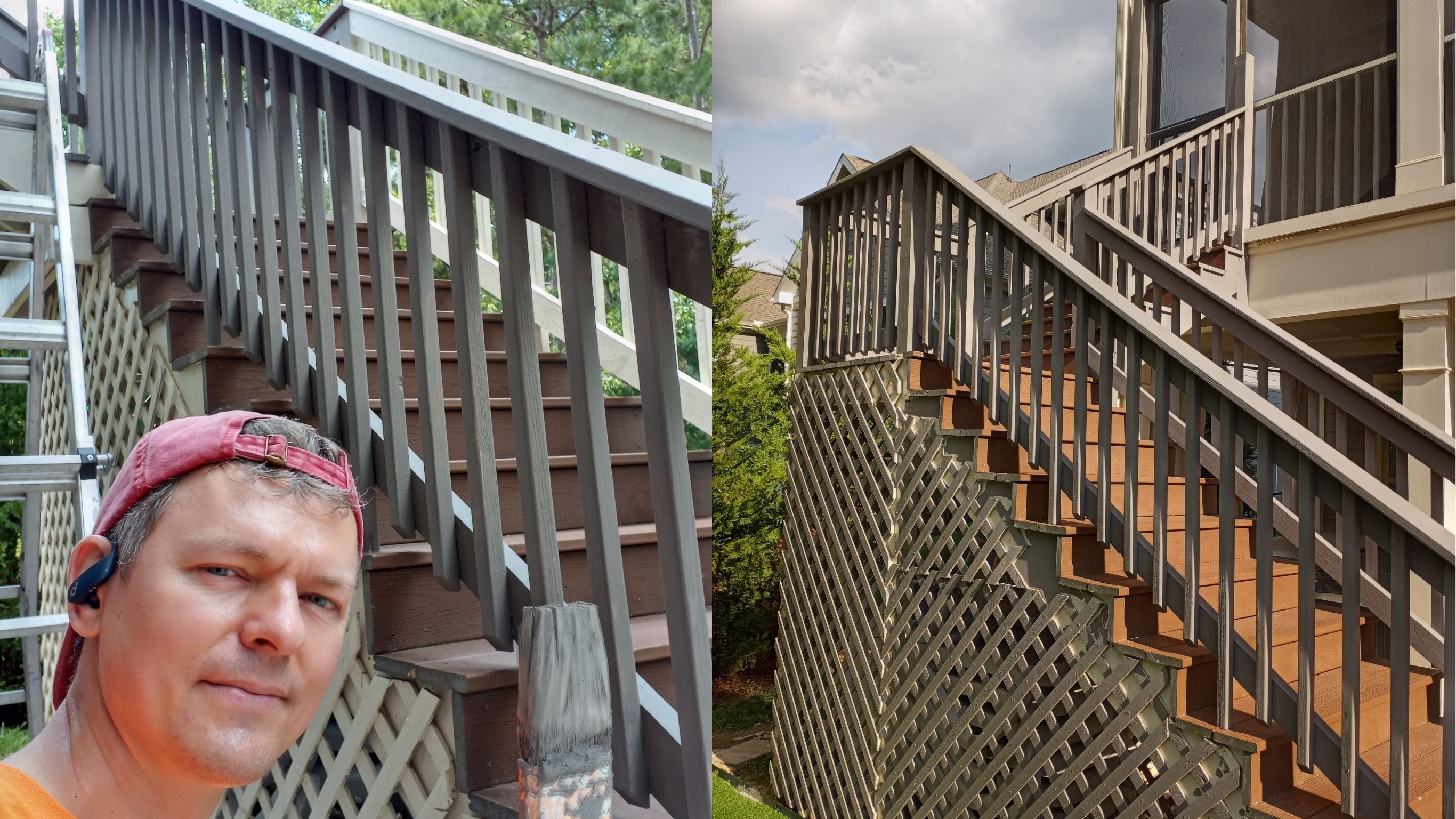 Exterior Stairway & Lattice Refresh – Before & After