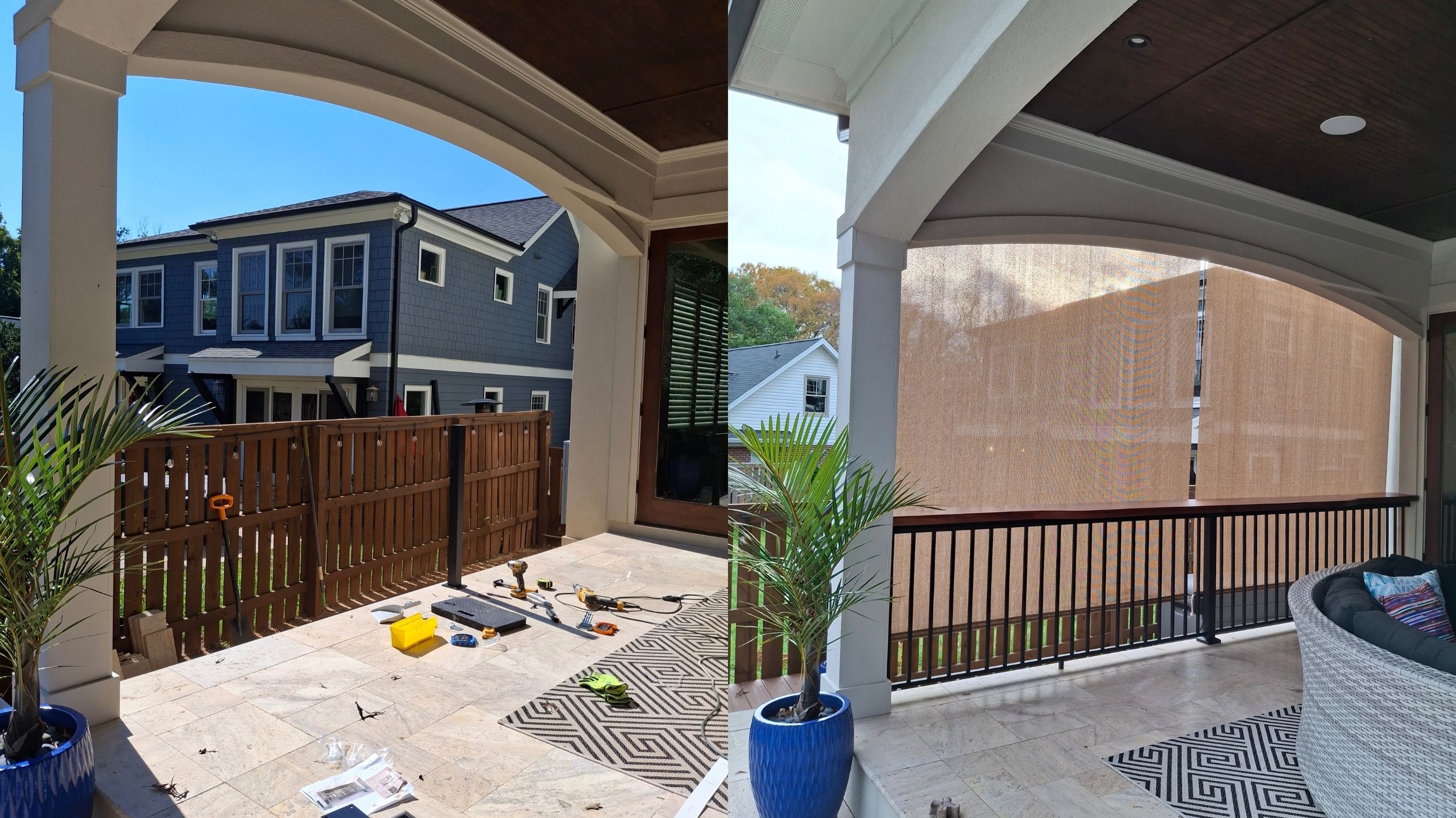 Porch Renovation – Work in Progress & After
