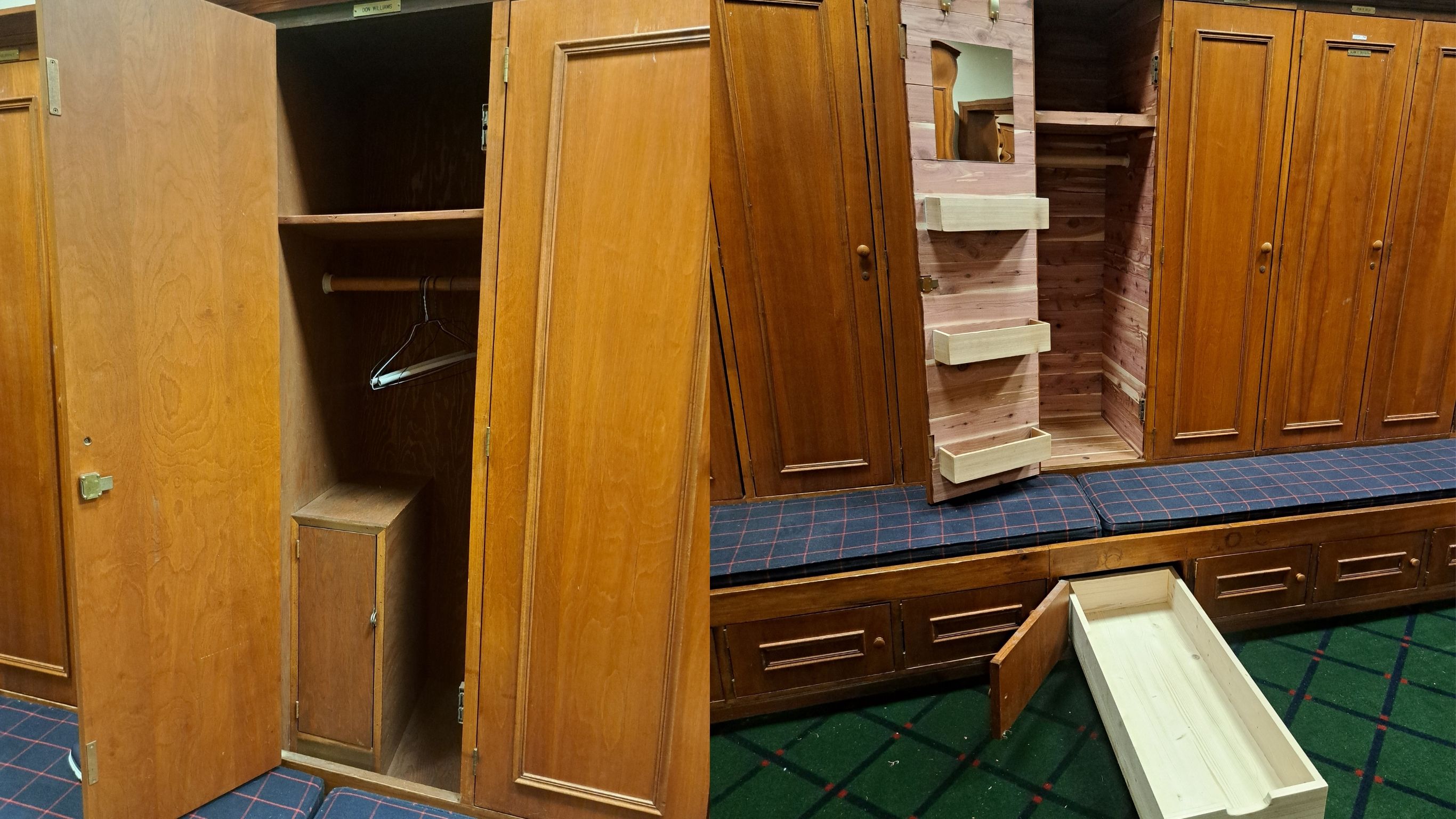 Custom Locker Renovation – Before & After