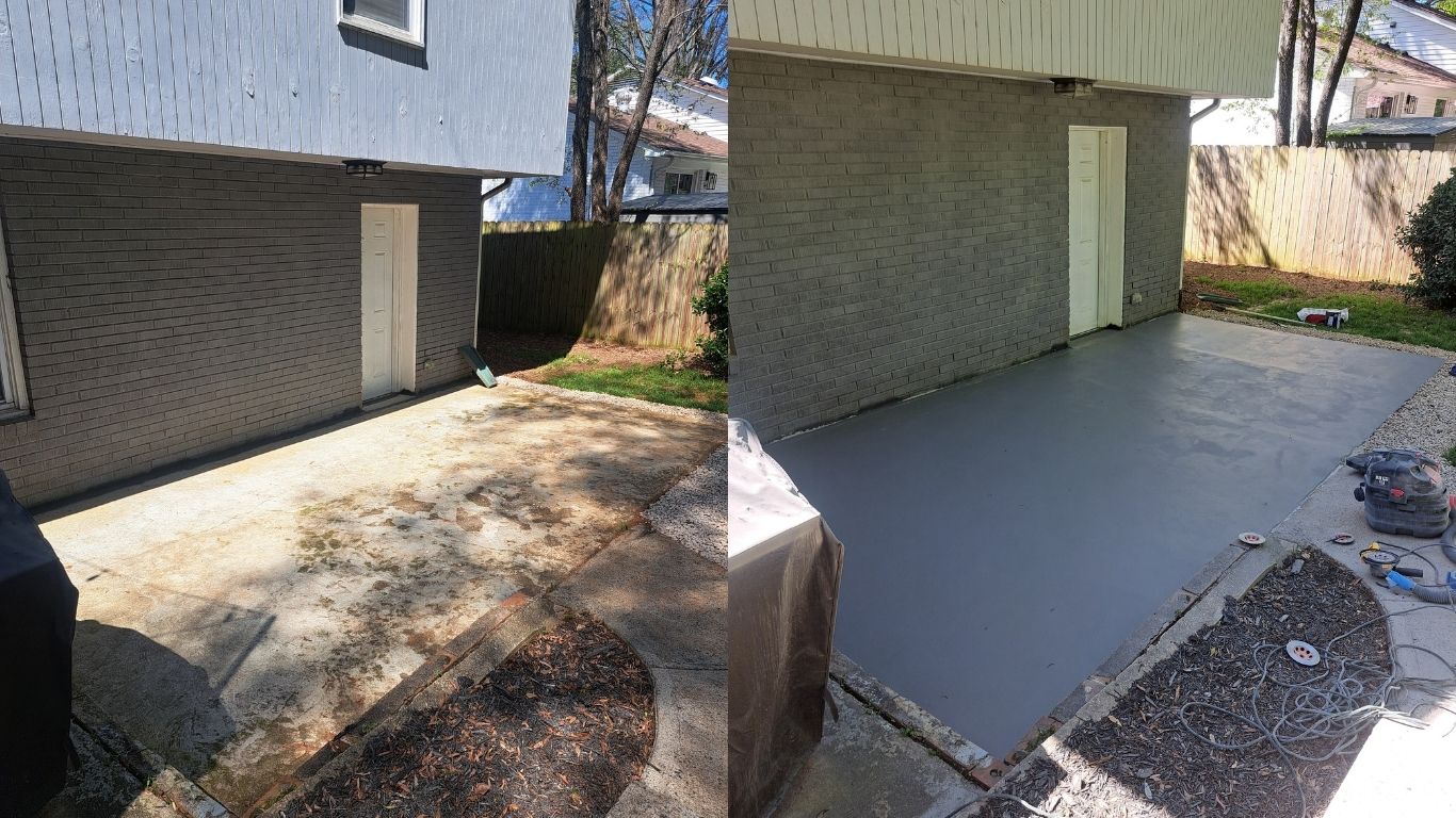 Back porch restoration – Before & After