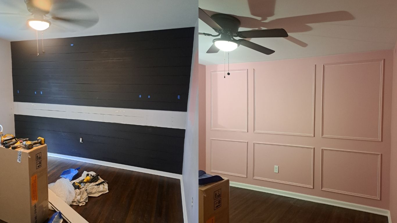 Nursery makeover – Before & After